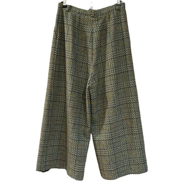 Ivan Grundahl Max Copenhagen Plaid Wool Wide Leg Pant - Picture 5 of 5